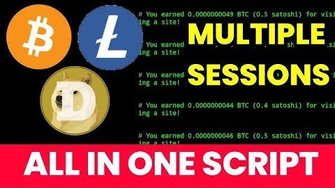 Earn FREE BITCOIN Using Telegram Click Bot Script || BTC Click Bot || LTC Click Bot || All In One