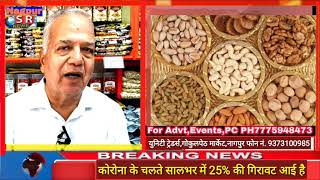 #srtv#कोरोना पादुर्भाव के चलते ग्रॉसरी सेल में 25% गिरावट है:पुष्कर अग्रवाल,संचालक,युनिटी