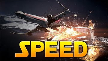 STARFIGHTER SPEED - How Does It Feel? Star Wars Battlefront II