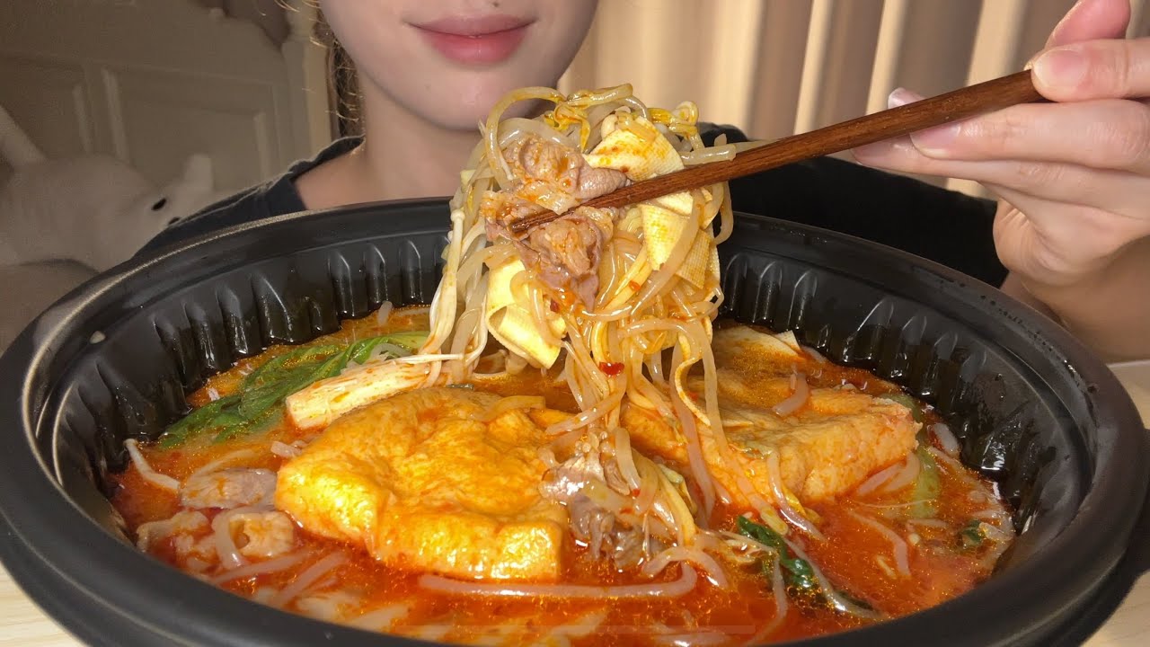 옥수수면 듬뿍 마라탕🍜 Malatang Mcukbang ASMR 