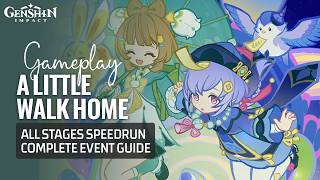 A Little Walk Home All Stages Complete Event Guide | Phantasmal Pals | Genshin Impact Luna VII