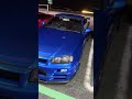 R34 Skyline Night Session at Daikoku PA #Shorts