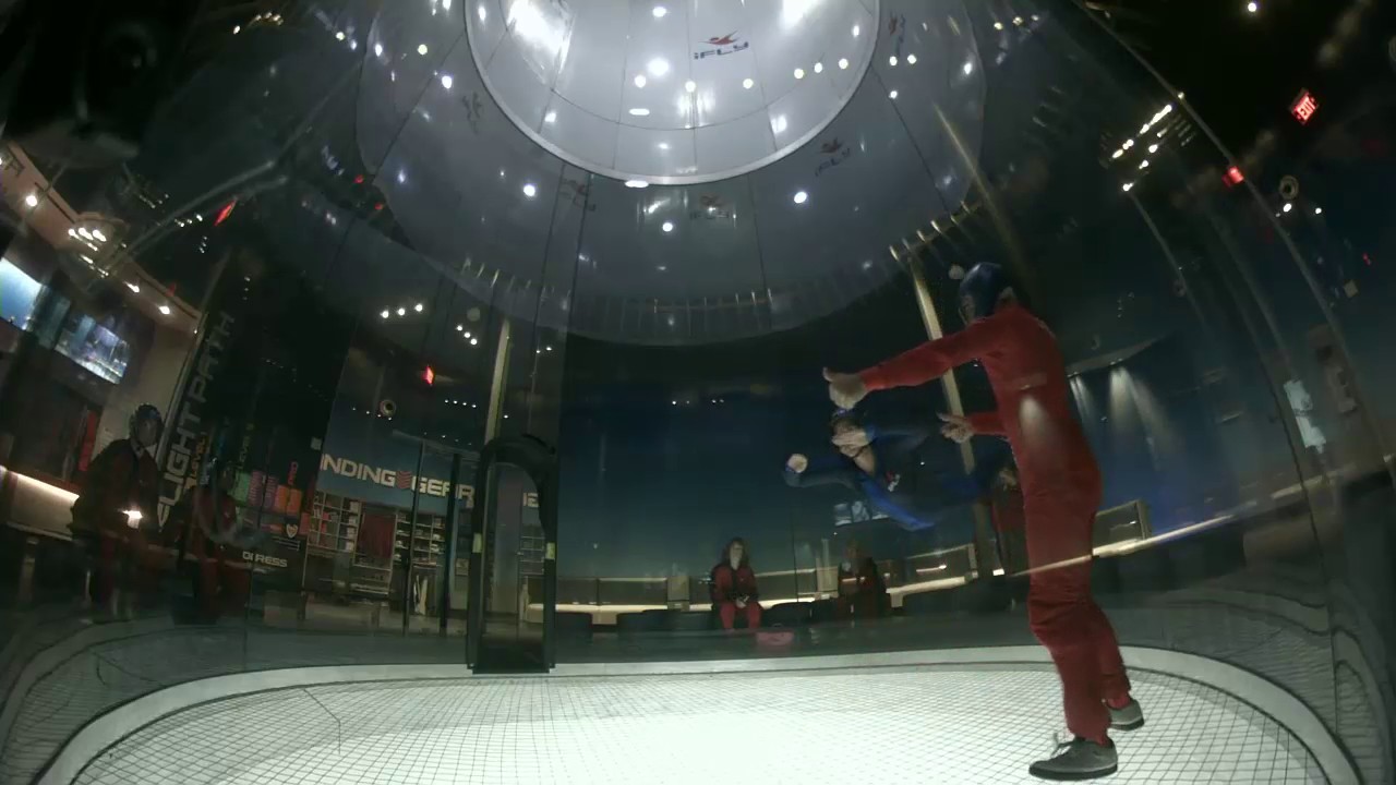iFly Kansas City Indoor Skydiving Bety's First Flight YouTube
