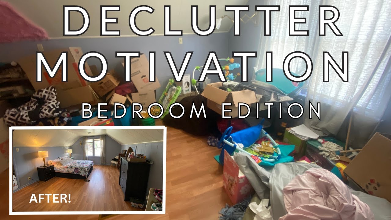 ULTIMATE DECLUTTER// BEDROOM//METHOD CLEANING//NEW ORGANIZED SPACE ...