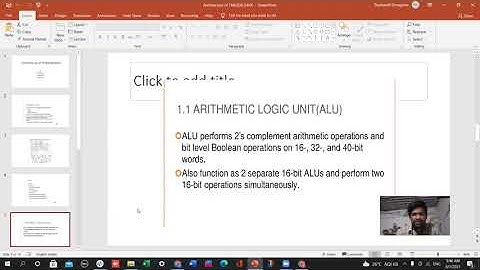 Architecture of tMS320C54XX
