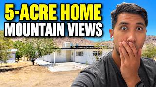 Twentynine Palms Home for Sale | 5 Acres   Mountain Views