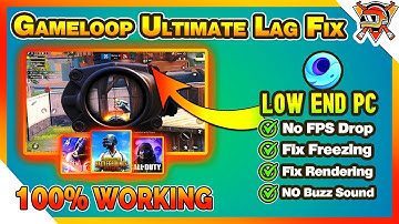 Gameloop Ultimate Lag Fix For All PCs 2021 | PUBG Emulator Lag Fix | Gameloop Rendering & Freezing