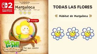 ALL Flowers in Margaloca Habitat 🌻 Yoshi and the Mysterious Book