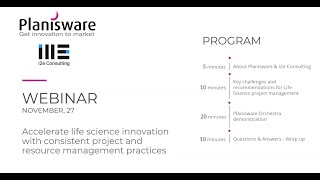 Details Accelerate Life Science Innovation with consistent project and resource management practices Update