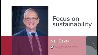 Focus on sustainability - Neil Baker, Director of People and Culture