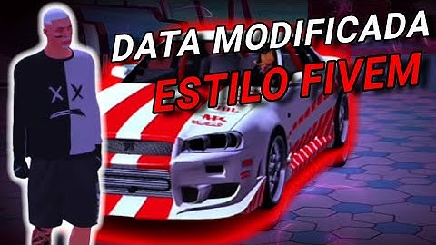 SAIU! DATA MODIFICADA ESTILO FIVEM V22 (Sem Bug De Render) P/SAMP LAUNCHER, APK