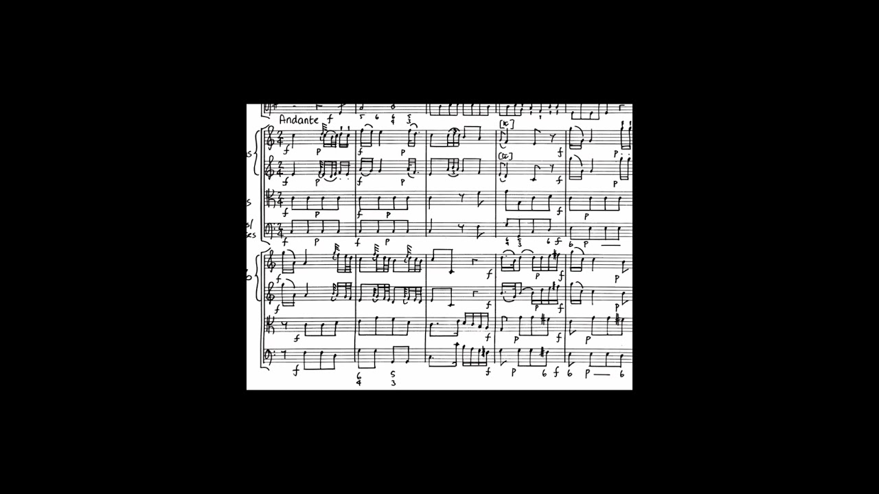 Johann Christian Bach: Symphony in G Major, Op. 6, No. 1 with score