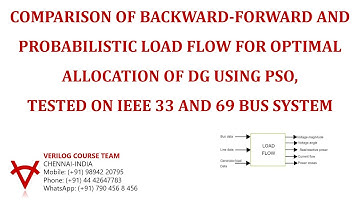 COMPARISON OF BACKWARD FORWARD AND PROBABILISTIC LOAD FLOW FOR OPTIMAL ALLOCATION OF DG USING PSO