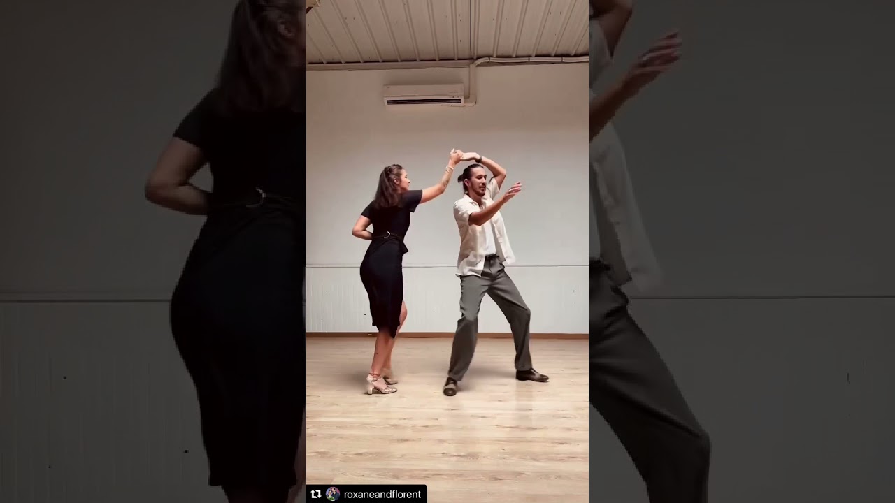 Slow swing dancing training - Florent and Roxane