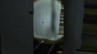 Shadow passing in front of the flashlight
