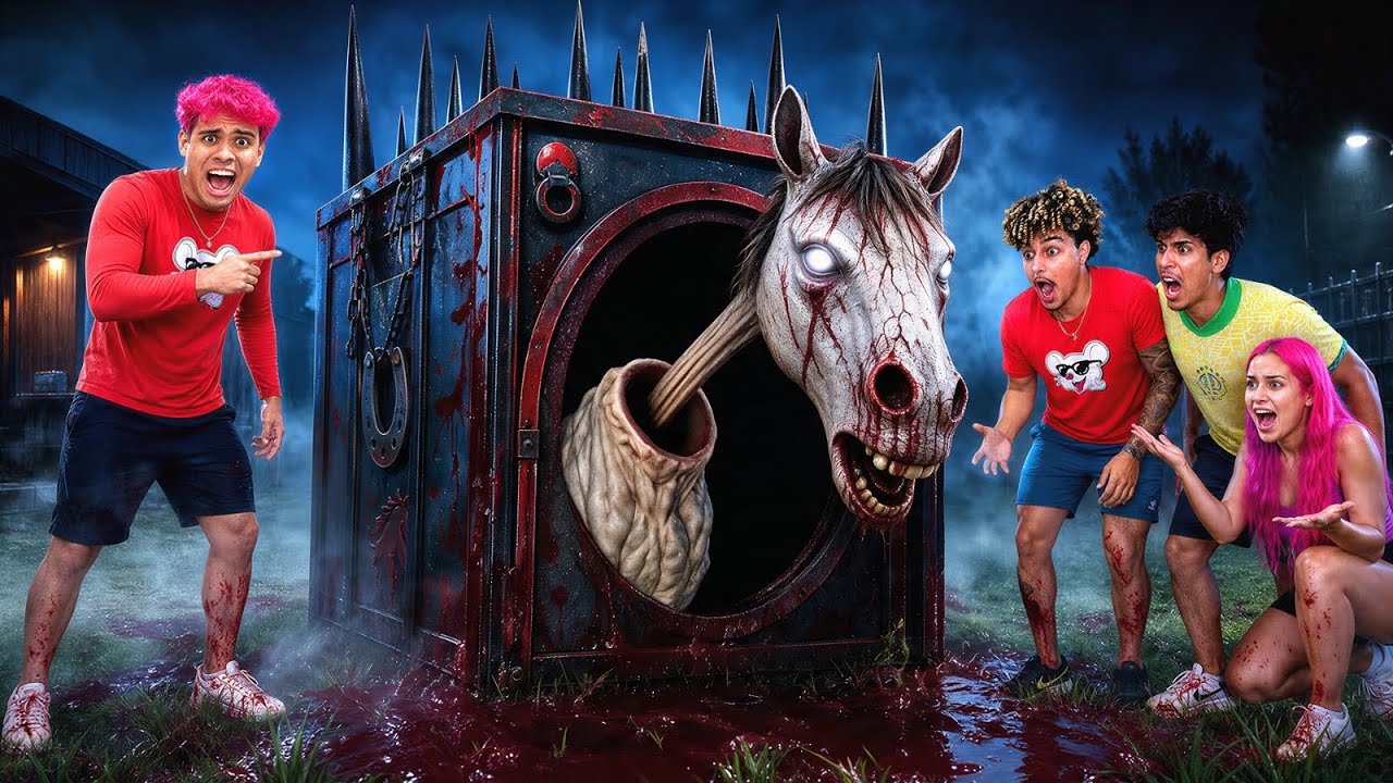 SE ENCONTRAR O CREPPYHORSE DE SANGUE EM UM CAIXA FUJA! 
