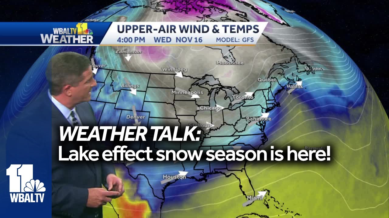 Weather Talk: Big snow possible now: Lake effect snow explained - YouTube