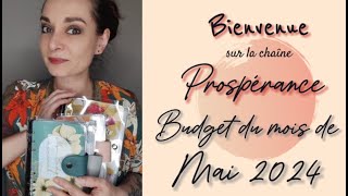 MAI 2024 : Budget du mois | Méthode des enveloppes budgétaires