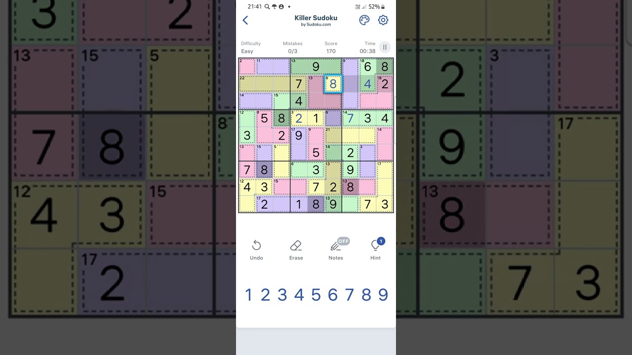 Killer Sudoku | Easy