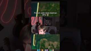 Bro got jumpscared by a radio station 😭 #memes  #earrape  #french  #twitch  #streamer #funnymoments