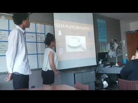 NFTE PRESENTATION @AUGUSTUS F. HAWKINS HIGH SCHOOL-AARIN MORGAN AND DEJA DUMAS