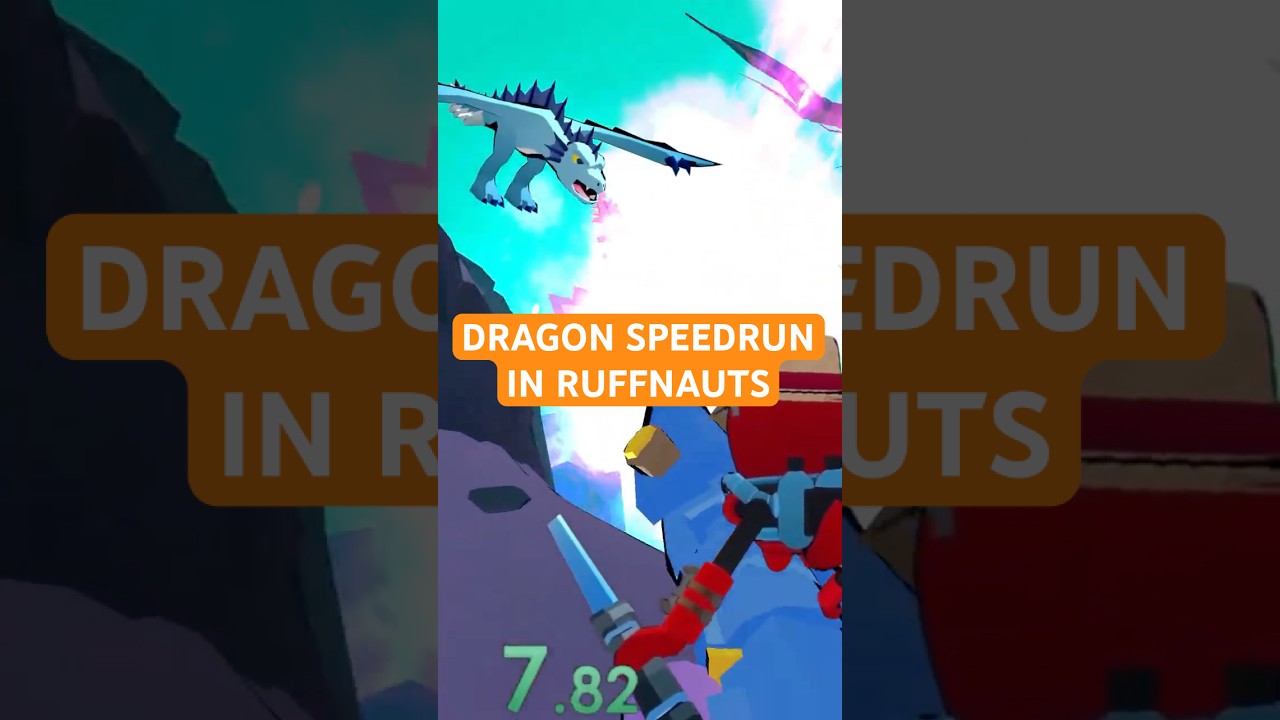 dragon SPEEDRUN in RUFFNAUTS!