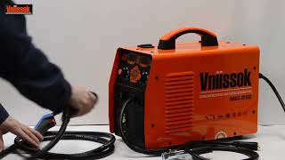 Сварочный аппарат инверторный полуавтомат Vniissok MIG-255 с газом/без газа 5 в 1(ММА/MIG/TIG)