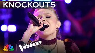 Eighteen - Year - Old’s Heavenly Voice Echoes Through Every Note The Voice Knockouts Nbc