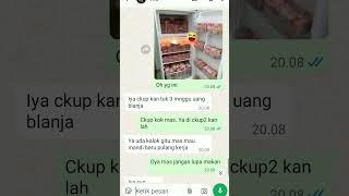 uang belanja bulanan#fypreal #fakechat #sorotan #pengikut #semuaorang