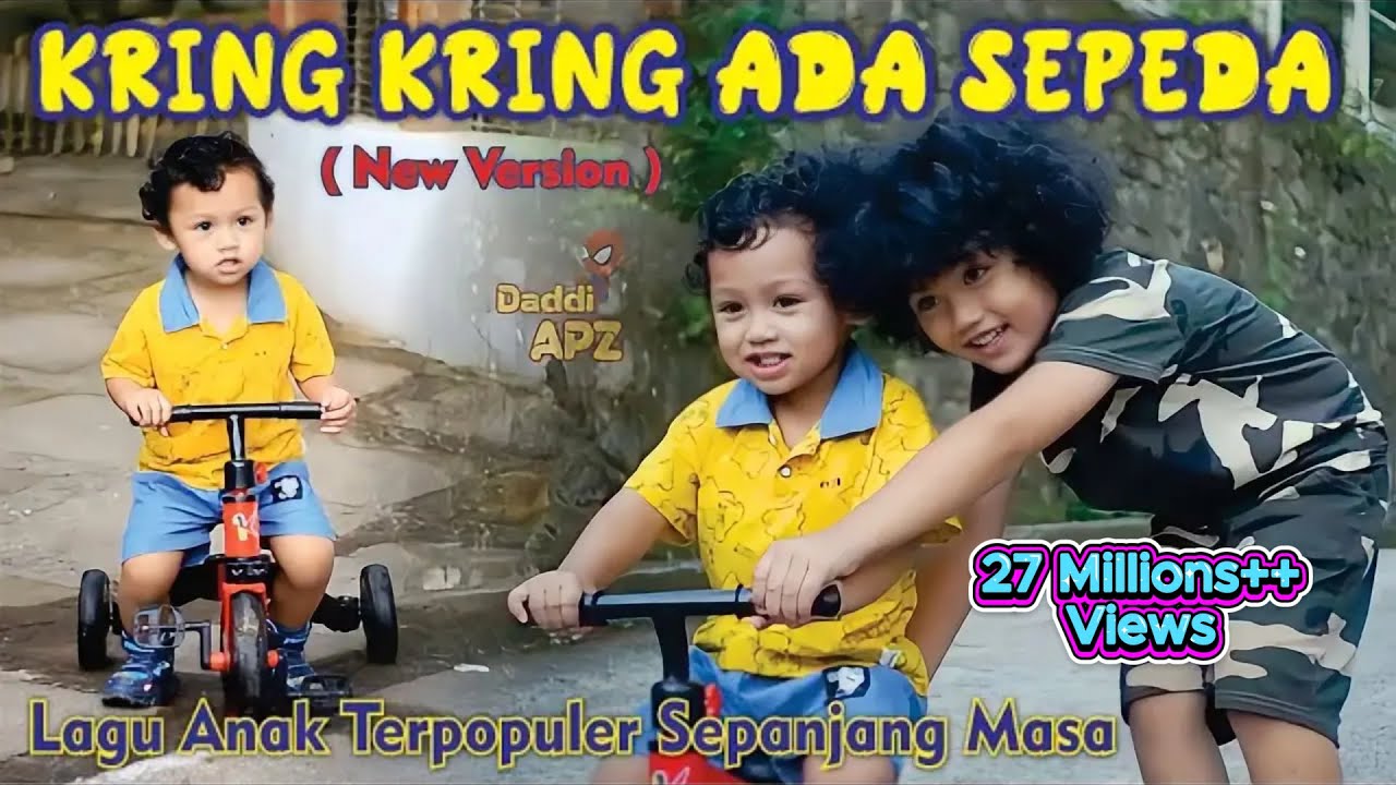 Lagu Populer - Kring Kring Ada Sepeda New Version - Lagu Anak Indonesia Sepanjang Masa