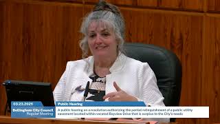Bellingham City Council Regular Meeting: March 23rd, 2026