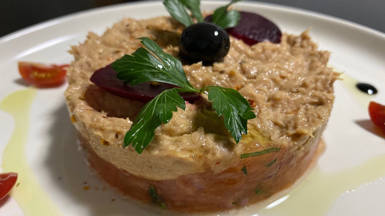 Recette Facile Tartare De Tomate Et Thon  وصفة  و طريقة تحضير التارتار بالطماطم و التونة