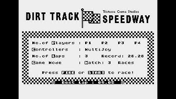 Dirt Track Speedway (Atari XL/XE game)