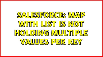 Salesforce: Map With List is not holding multiple values per key