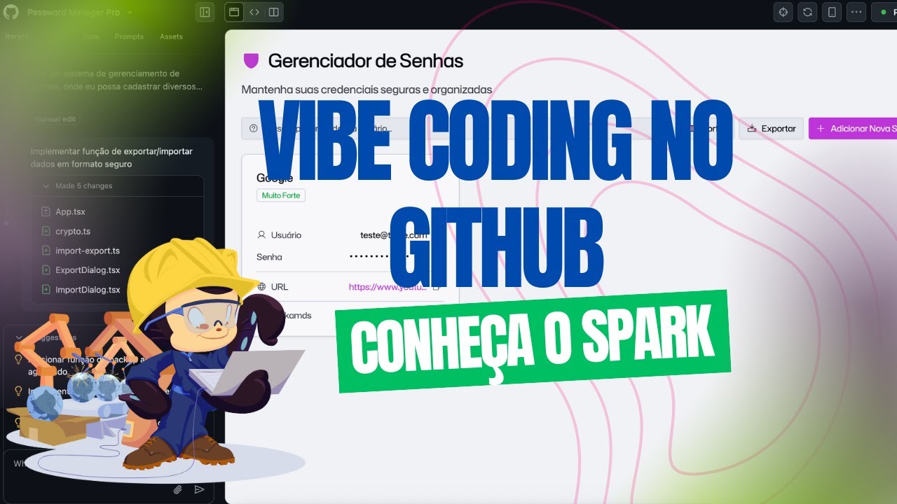 Vibe Coding no GitHub? Conheça o GitHub Spark - YouTube