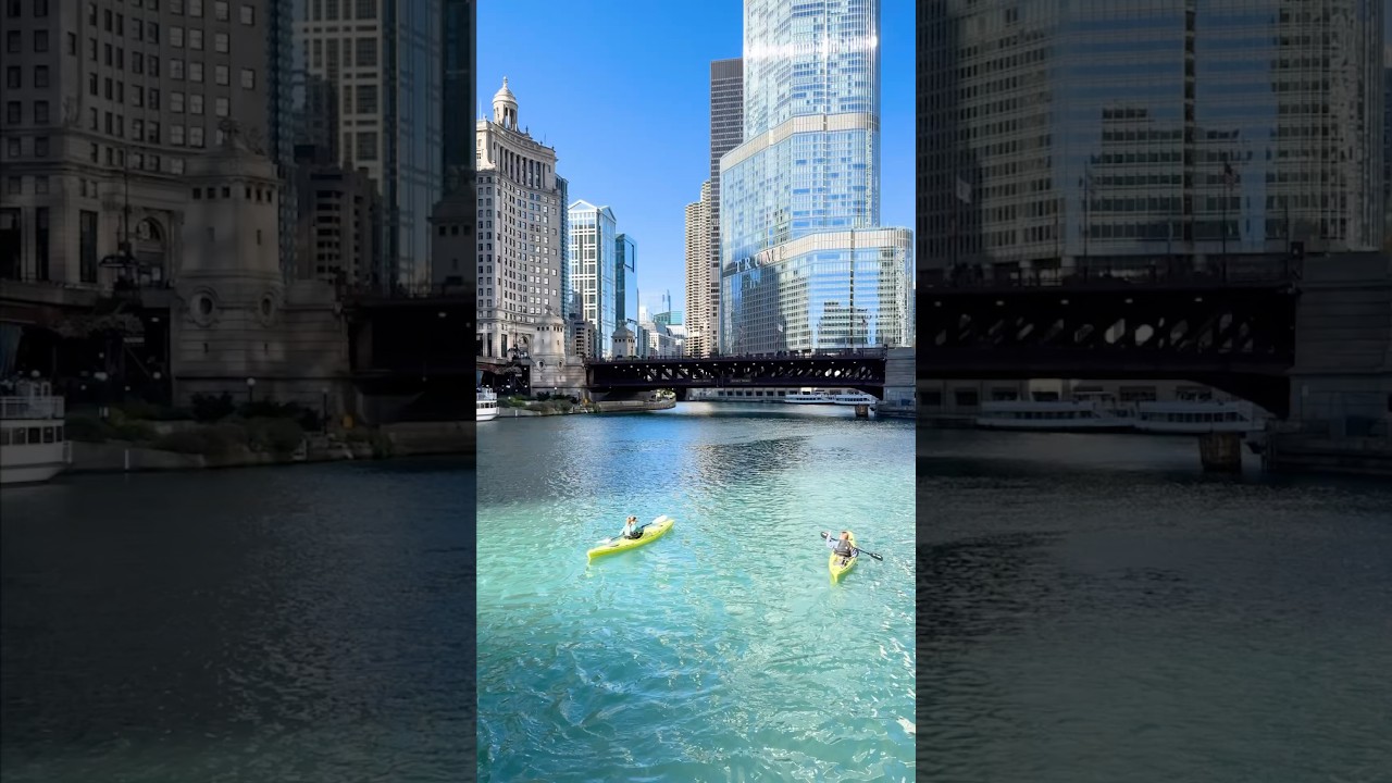 Así es recorrer todo Chicago en barquito! Se llama Shoreline