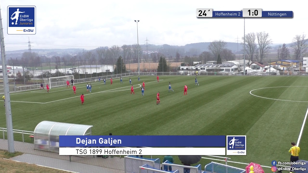 B-Junioren: 1:0 - Dejan Galjen - TSG 1899 Hoffenheim 2