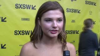 Stefanie Scott on the Small Town Crime Red Carpet at SXSW 2017