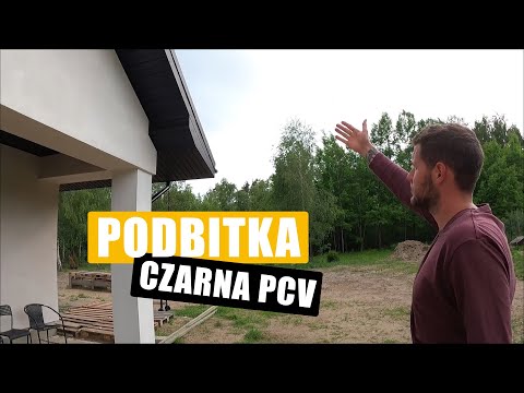 Podbitka z PCV tanie a dobre. Ile kosztuje podbitka? Czarna podbitka imitująca drewno.