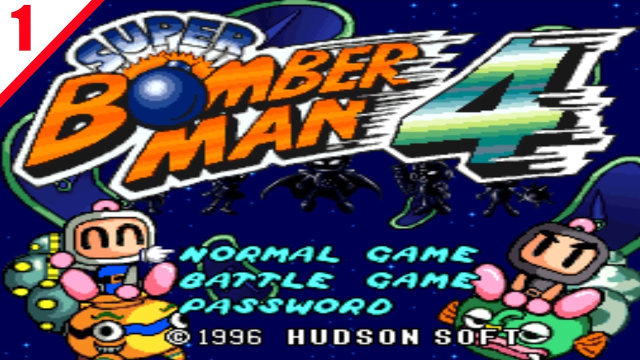 SUPER BOMBERMAN 4 DO SUPER NINTENDO - SNES GAMEPLAY 