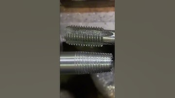 Manual screw forming process for metal blanks #machine #lathe #cnc