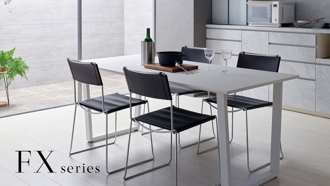 【KANADEMONO】 THE TABLE FENIX ダイニングテーブル TBL-K40-003-SQU-SUS_240402-