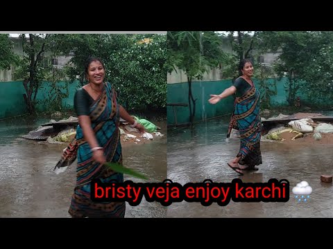 Ajke Bristy Te Vije Khub Enjoy Karlam Kalyanivlogs5548 Deyi Vlogs Cow Milkig 
