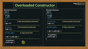 Constructor Overloading in C++ | C++ Tutorial for Beginners