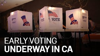 Amid Pandemic, In-Person Voting Underway in Bay Area