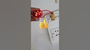 Digital voltage meter testing | Digital meter | testing | experiment #electrical #practical