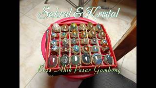 Download Lagu Batu Sakral dan Kristal Boss akik Pasar Gombong #601 MP3