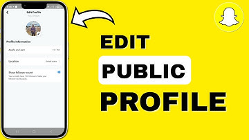 How To Edit Public Profile On Snapchat