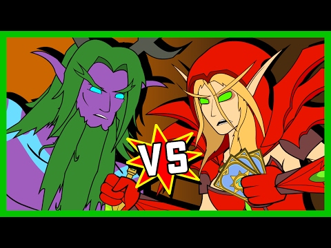 Malfurion v Valeera: A Hearthstone Cartoon