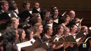 U-M Chamber Choir Performs Geistliches Lied By Johannes Brahms